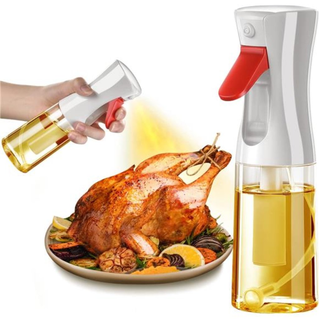 Oil Sprayer For Cooking, 200ml Glass Olive Oil Sprayer Mister